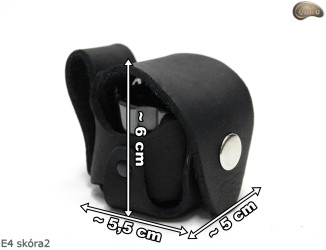 Etui kabura pokrowiec E4 BLACK MAT na bęben/ magazynek rewolweru 1873 Colt Peacemaker kal.44