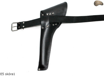 Etui kabura pokrowiec E5 BLACK GLOSSY rewolwer COLT Cattleman 7,5" Remington 8"