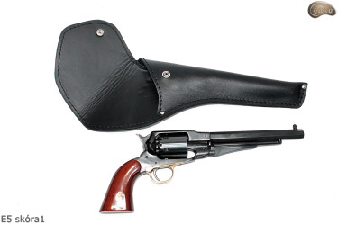 Holster case cover E5 BLACK GLOSSY revolver COLT Cattleman 7.5“ Remington 8”