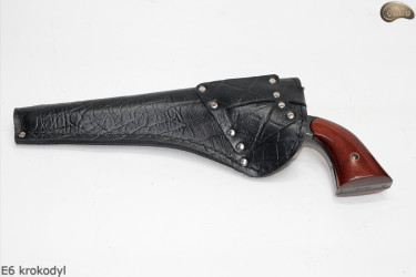 Étui holster E6 CROCODILE pour revolver Remington Colt Cattleman 44