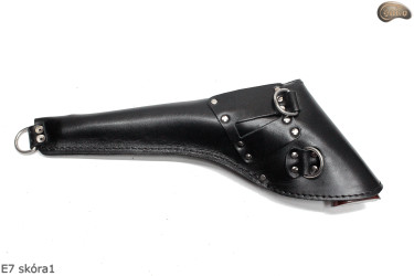 Etui pokrowiec kabura E7 BLACK GLOSSY rewolwer COLT Cattleman 7,5" Remington 8"