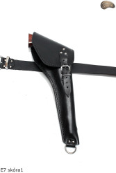 Etui pokrowiec kabura E7 BLACK GLOSSY rewolwer COLT Cattleman 7,5" Remington 8"