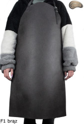 Skórzany fartuch ochronny F1 BRĄZ/ rzeźniczy/spawalniczy/ kucharski/ grillowy/ ślusarski