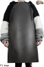 Leather protective apron F1 BROWN/butcher/welding/chef/barbecue/locksmith
