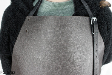 Leather protective apron F1 BROWN/butcher/welding/chef/barbecue/locksmith