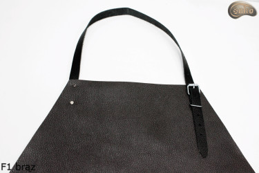 Bőr védőkötény F1 BROWN /hentes/hegesztő/szakács/barbecue/lakatos
