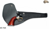 Táska tok E5 hasított bőr revolver COLT Cattleman 7,5" Remington 8"