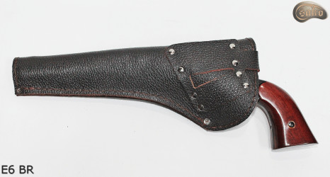 Etui kabura pokrowiec E6 dwoina brąz rewolwer Remington Colt Cattleman 44