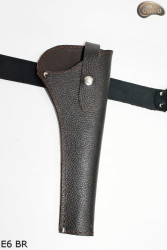 Holster case cover E6 spilt leather brown revolver Remington Colt Cattleman 44