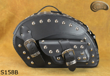 LEATHER SADDLEBAGS S158