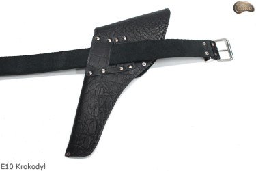 Holster case cover E10 CROCODILE revolver  COLT Cattleman 5,5" Remington 5,5"