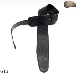 Sangle pour guitare G13 en cuir, sangle double face pour guitare basse électrique