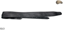G13 guitar strap, double-sided leather strap for electric bass guitar