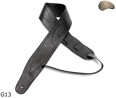 G13 guitar strap, double-sided leather strap for electric bass guitar