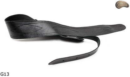 Pas do gitary elektrycznej/ basowej G13 dwustronny skóra naturalna