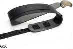 G16 guitar strap, double-sided leather strap for electric bass guitar