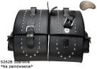 LEATHER SADDLEBAGS S262B WIDE *TO ORDER*
