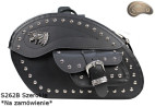 LEATHER SADDLEBAGS S262B WIDE *TO ORDER*