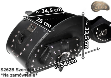 Sakwy S262B Szerokie *Na zamówienie*