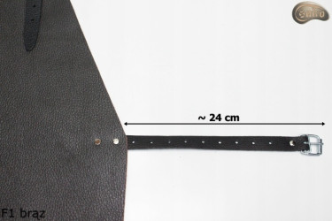 Bőr védőkötény F100 BROWN /hentes/hegesztő/szakács/barbecue/lakatos