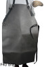 Leather protective apron F40 brown pressure-free butcher/welding/chef/barbecue/locksmith