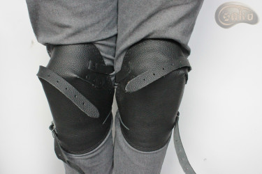 copy of Leather knee pads/knee protectors with felt
