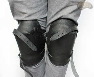 copy of Leather knee pads/knee protectors with felt