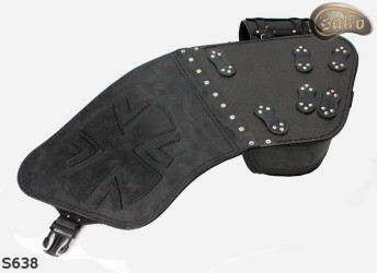LEATHER SADDLEBAG S638 H-D SOFTAIL