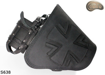 LEATHER SADDLEBAG S638 H-D SOFTAIL