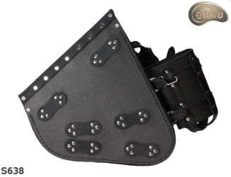 LEATHER SADDLEBAG S638 H-D SOFTAIL