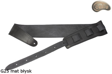 G25 Elektromos Gitár/Basszusgitár Pánt, Fényes Matt Felülettel, Kétoldalas, Valódi Bőr