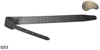 G53 Reversible Genuine Leather Electric/Bass Guitar Strap