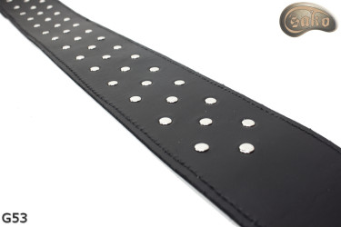 G53 Reversible Genuine Leather Electric/Bass Guitar Strap