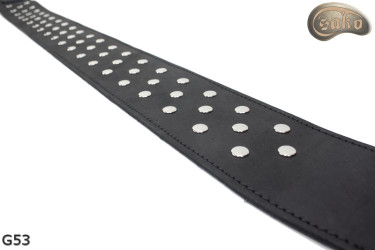 G53 Kétoldalas Valódi Bőr Elektromos/Basszusgitár Heveder