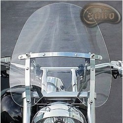 Chopper windshield for the handlebar