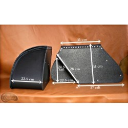 LEATHER SADDLEBAGS S71 H-D DYNA *TO REQUEST*