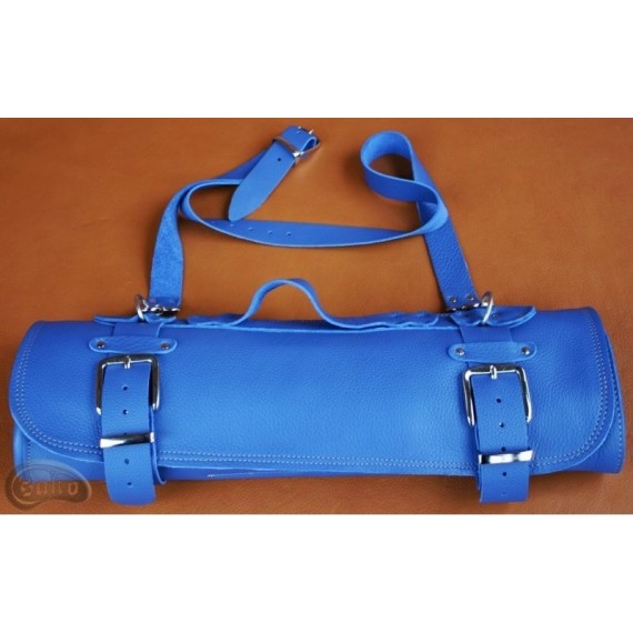 Knife bag / pouch   BLUE WITH ZIP FASTENER