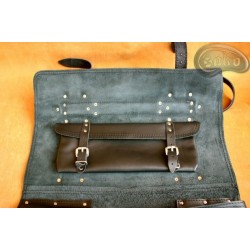 Knife bag / pouch  NATURAL MATTE LEATHER