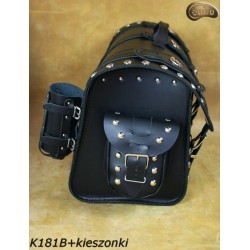 Roll Bag K1810 with lock, pockets and overlays