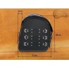 Coffre Moto K151 WHITE avec serrure   *Sur demande*