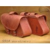 Leather Saddlebags S91 Orange *TO REQUEST*