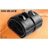 LEATHER SADDLEBAGS S154 BLACK
