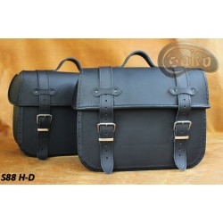 LEATHER SADDLEBAGS S88  *TO...