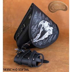 LEATHER SADDLEBAGS S635C H-D SOFTAIL *TO REQUEST*