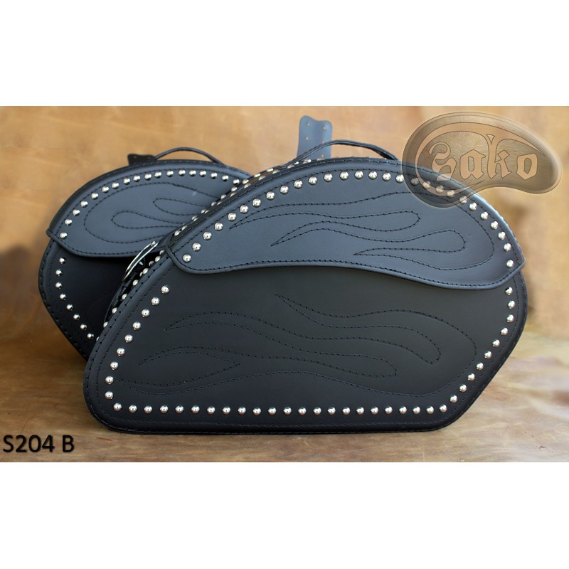 LEATHER SADDLEBAGS S204 B  *TO REQUEST*