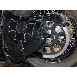 LEATHER SADDLEBAG S59 REAL H-D SOFTAIL
