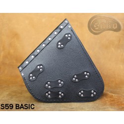 LEATHER SADDLEBAG S59 BASIC H-D SOFTAIL