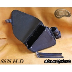 LEATHER SADDLEBAG S575 H-D SPORTSTER until 2003