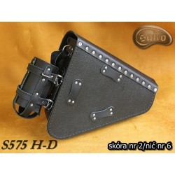 LEATHER SADDLEBAG S575 H-D SPORTSTER until 2003