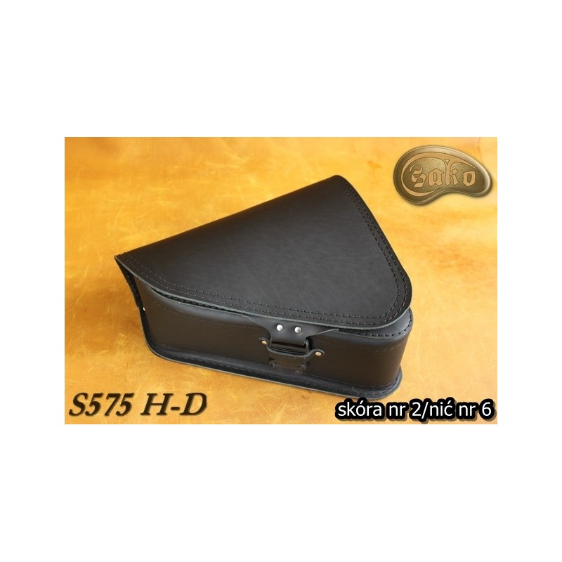 LEATHER SADDLEBAG S575 H-D SPORTSTER until 2003